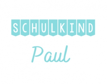 Schulkind Bügelbild